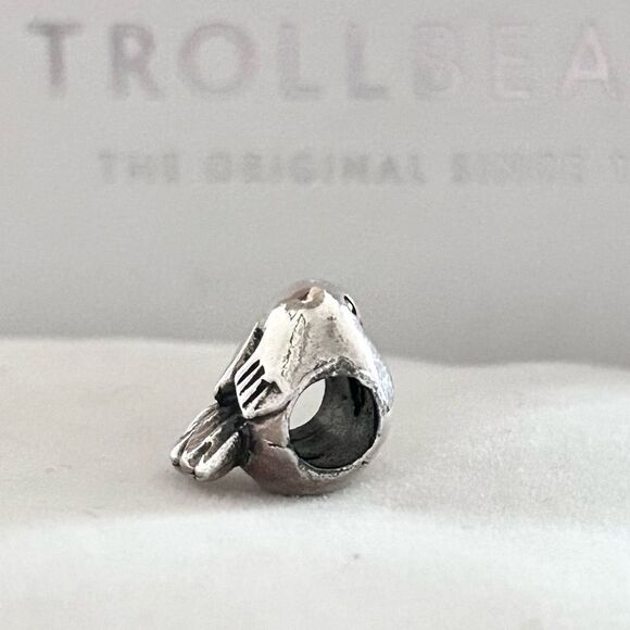 TROLLBEADS Retired Sparrow Silver Bead LAA 925S NEW! Rare Find & Great Price - Picture 8 of 8